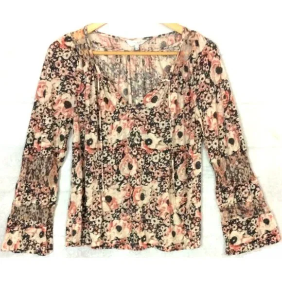 Lucky Brand Floral Boho Blouse - Picture 3 of 8